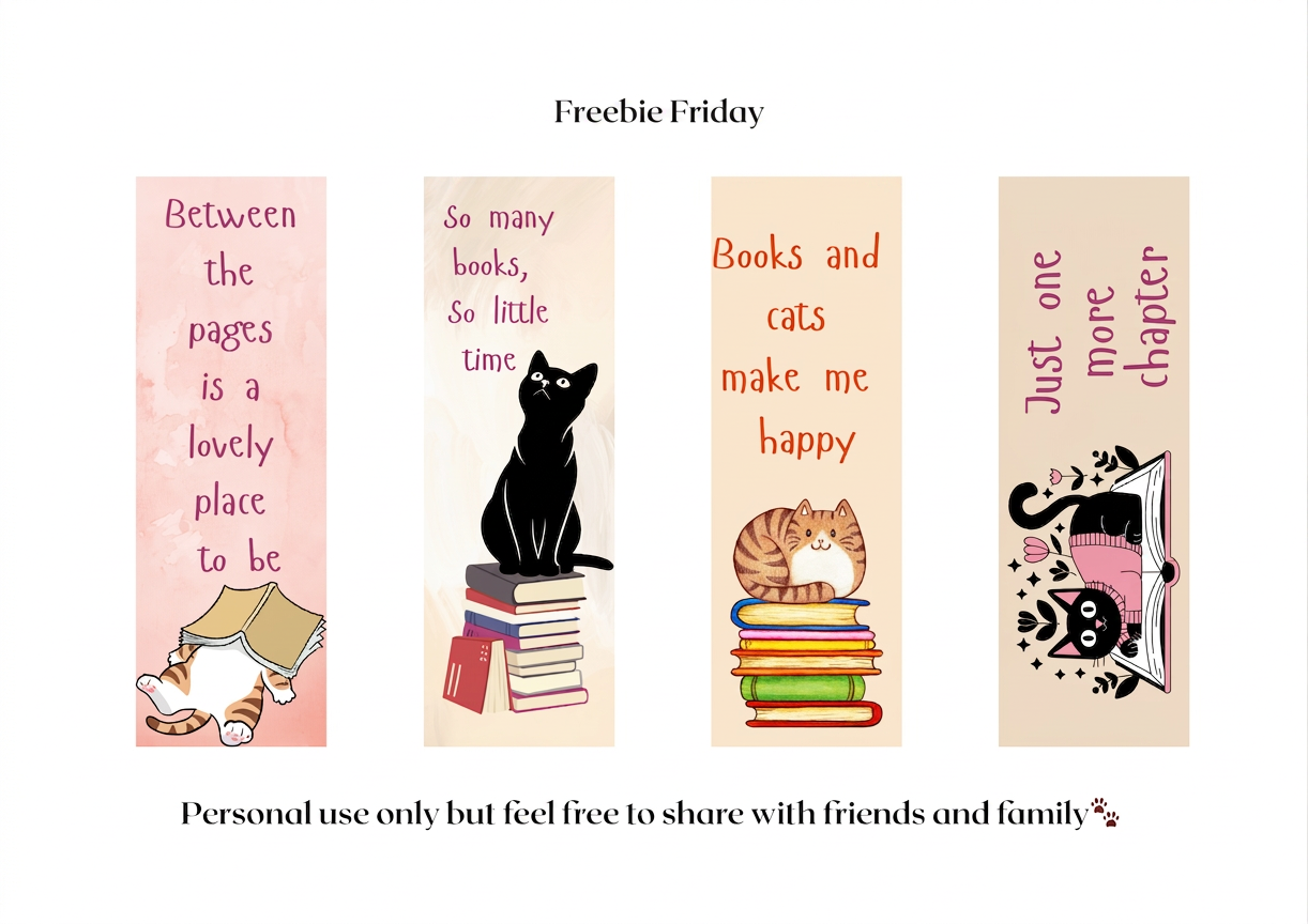 Friday_freebie_A4_Cat_bookmarks_300dpi